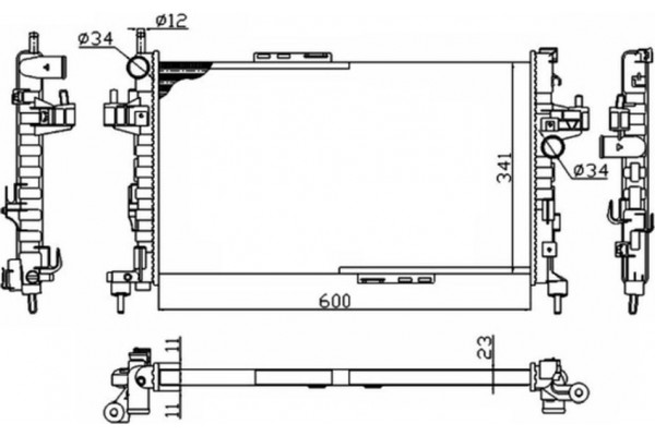 Nrf Ψυγείο, Ψύξη Κινητήρα - 54753A