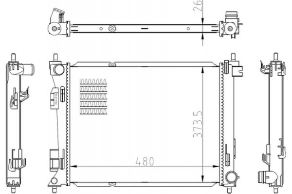 Nrf Ψυγείο, Ψύξη Κινητήρα - 550039