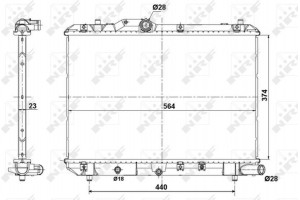 Nrf Ψυγείο, Ψύξη Κινητήρα - 56101