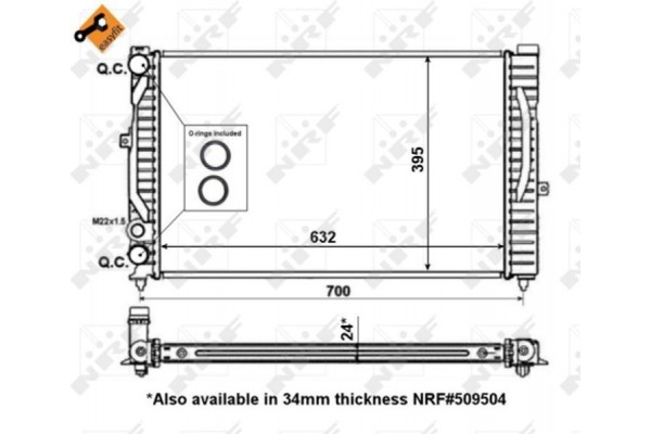 Nrf Ψυγείο, Ψύξη Κινητήρα - 56127