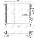 Nrf Ψυγείο, Ψύξη Κινητήρα - 58105
