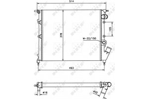 Nrf Ψυγείο, Ψύξη Κινητήρα - 58105