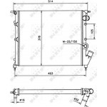 Nrf Ψυγείο, Ψύξη Κινητήρα - 58105