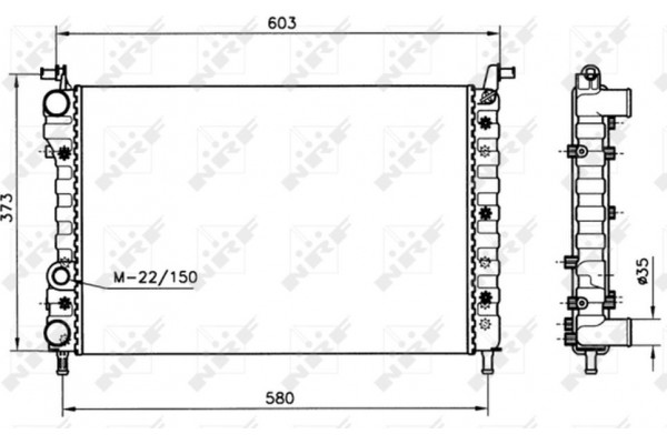 Nrf Ψυγείο, Ψύξη Κινητήρα - 58221