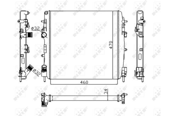 Nrf Ψυγείο, Ψύξη Κινητήρα - 58317A