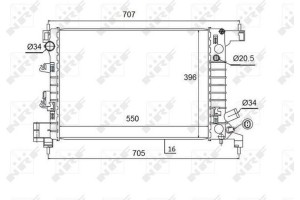 Nrf Ψυγείο, Ψύξη Κινητήρα - 58504