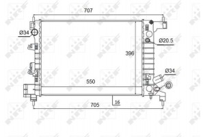 Nrf Ψυγείο, Ψύξη Κινητήρα - 58504