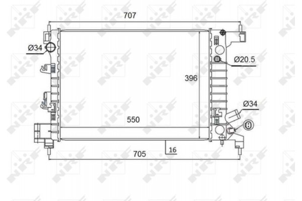 Nrf Ψυγείο, Ψύξη Κινητήρα - 58504