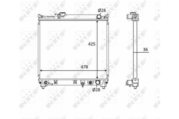Nrf Ψυγείο, Ψύξη Κινητήρα - 58536