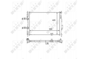 Nrf Ψυγείο, Ψύξη Κινητήρα - 59061