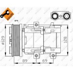 Nrf Συμπιεστής, συστ. Κλιματισμού - 32212