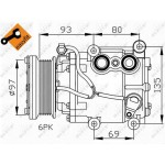 Nrf Συμπιεστής, συστ. Κλιματισμού - 32247 Nrf Συμπιεστής, συστ. Κλιματισμού - 32247