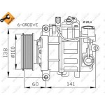 Nrf Συμπιεστής, συστ. Κλιματισμού - 32263