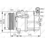 Nrf Συμπιεστής, συστ. Κλιματισμού - 32312