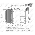 Nrf Συμπιεστής, συστ. Κλιματισμού - 32706 Nrf Συμπιεστής, συστ. Κλιματισμού - 32706