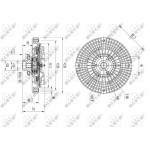 Nrf Συμπλέκτης, Βεντιλατέρ Ψυγείου - 49566