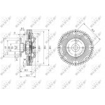 Nrf Συμπλέκτης, Βεντιλατέρ Ψυγείου - 49571