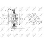 Nrf Συμπλέκτης, Βεντιλατέρ Ψυγείου - 49572