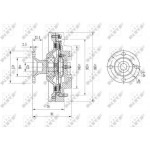 Nrf Συμπλέκτης, Βεντιλατέρ Ψυγείου - 49579