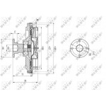 Nrf Συμπλέκτης, Βεντιλατέρ Ψυγείου - 49591