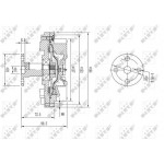 Nrf Συμπλέκτης, Βεντιλατέρ Ψυγείου - 49597