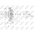 Nrf Συμπλέκτης, Βεντιλατέρ Ψυγείου - 49609