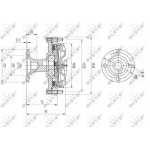 Nrf Συμπλέκτης, Βεντιλατέρ Ψυγείου - 49613