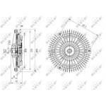 Nrf Συμπλέκτης, Βεντιλατέρ Ψυγείου - 49615