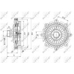 Nrf Συμπλέκτης, Βεντιλατέρ Ψυγείου - 49635