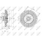 Nrf Συμπλέκτης, Βεντιλατέρ Ψυγείου - 49673