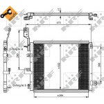 Nrf Συμπυκνωτής, σύστ. Κλιματισμού - 350047