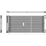 Nrf Συμπυκνωτής, σύστ. Κλιματισμού - 350429 Nrf Συμπυκνωτής, σύστ. Κλιματισμού - 350429