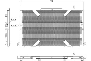 Nrf Συμπυκνωτής, σύστ. Κλιματισμού - 350489
