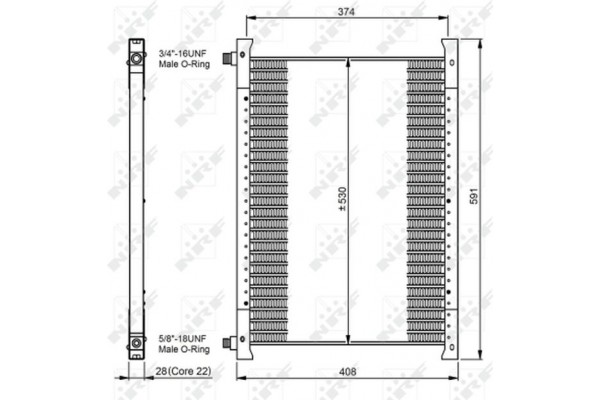 Nrf Συμπυκνωτής, σύστ. Κλιματισμού - 35064