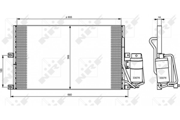 Nrf Συμπυκνωτής, σύστ. Κλιματισμού - 35183
