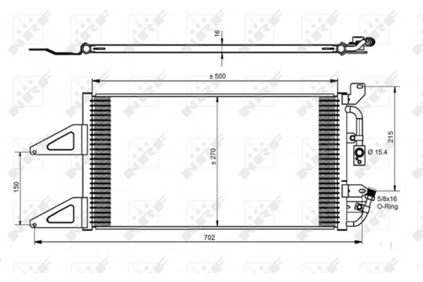 Nrf Συμπυκνωτής, σύστ. Κλιματισμού - 35489