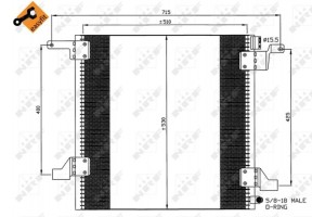 Nrf Συμπυκνωτής, σύστ. Κλιματισμού - 35579