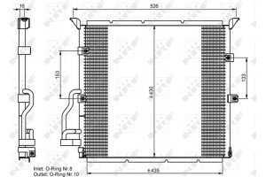 Nrf Συμπυκνωτής, σύστ. Κλιματισμού - 35586