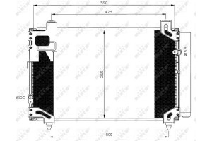 Nrf Συμπυκνωτής, σύστ. Κλιματισμού - 35596