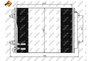 Nrf Συμπυκνωτής, σύστ. Κλιματισμού - 35613