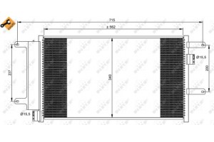 Nrf Συμπυκνωτής, σύστ. Κλιματισμού - 35751