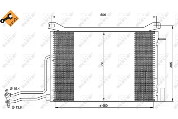 Nrf Συμπυκνωτής, σύστ. Κλιματισμού - 35787