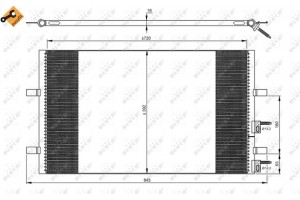 Nrf Συμπυκνωτής, σύστ. Κλιματισμού - 35846
