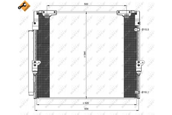 Nrf Συμπυκνωτής, σύστ. Κλιματισμού - 35862