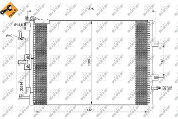 Nrf Συμπυκνωτής, σύστ. Κλιματισμού - 35897