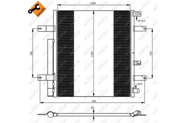 Nrf Συμπυκνωτής, σύστ. Κλιματισμού - 35925