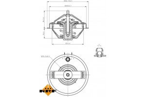 Nrf Θερμοστάτης, Ψυκτικό Υγρό - 725210