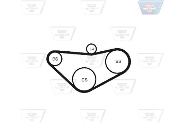 Optibelt Οδοντωτός Ιμάντας - Zrk 1152