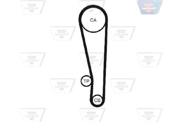 Optibelt Οδοντωτός Ιμάντας - Zrk 1070 Optibelt Οδοντωτός Ιμάντας - Zrk 1070