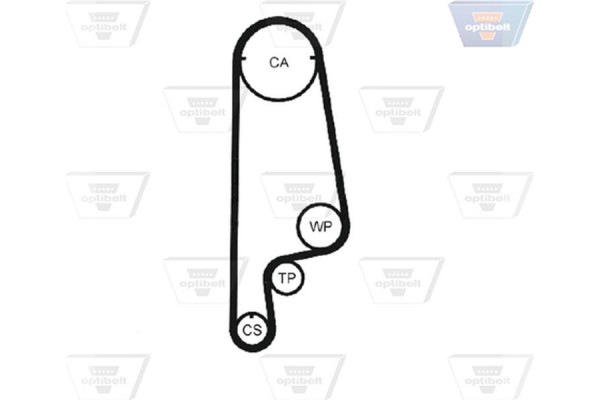 Optibelt Οδοντωτός Ιμάντας - Zrk 1165 Optibelt Οδοντωτός Ιμάντας - Zrk 1165